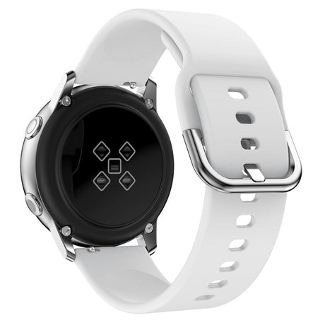 Smartwatch silikonrem (20mm) - Hvit