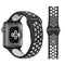 Apple Watch Tofarget Silikon Smartwatch-rem (38/40/SE/41/42 mm) - Svart / Hvit