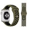 Apple Watch Two-Tone Silikon Smartwatch-rem (38/40/SE/41/42 mm) - Olivengrønn / Svart