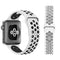 Apple Watch Two-Tone Silikon Smartwatch-rem (38/40/SE/41/42 mm) - Hvit / Svart