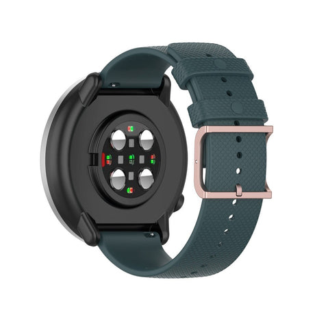 Smartwatch silikonrem (20mm) rutete - Grønn