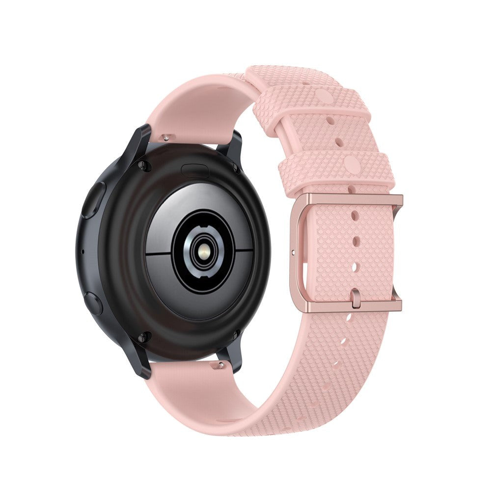 Smartwatch silikonrem (20 mm) prikket - rosa / rosa gull