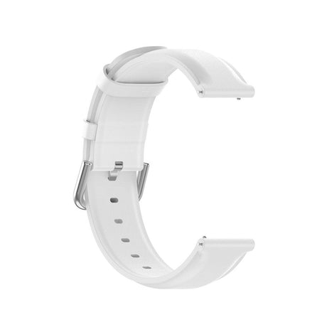 Universal Smartwatch lærreim (22mm) - Matt hvit