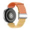EIDERWOOD Universal 18mm Woven Smartwatch Rem - Orange / Gul