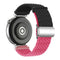 EIDERWOOD Universal 18mm Woven Smartwatch Rem - Sort / Pink