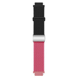 EIDERWOOD Universal 18mm Woven Smartwatch Rem - Sort / Pink