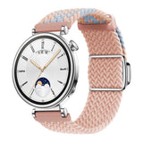 EIDERWOOD Universal 18mm Woven Smartwatch Rem - Lyserød / Blå
