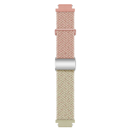 EIDERWOOD Universal 18mm Woven Smartwatch Rem - Konfetti Lyserød / Beige