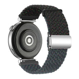 EIDERWOOD Universal 18mm Woven Smartwatch Rem - Sort / Blå