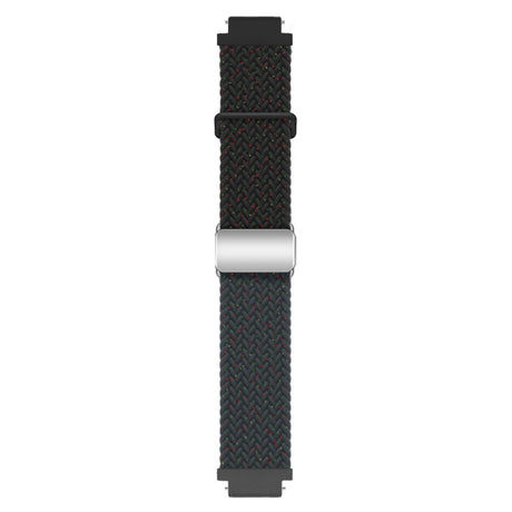 EIDERWOOD Universal 18mm Woven Smartwatch Rem - Sort / Blå