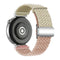 EIDERWOOD Universal 18mm Woven Smartwatch Rem - Beige / Lyserød