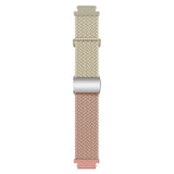 EIDERWOOD Universal 18mm Woven Smartwatch Rem - Beige / Lyserød
