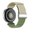 EIDERWOOD Universal 18mm Woven Smartwatch Rem - Beige / Grøn