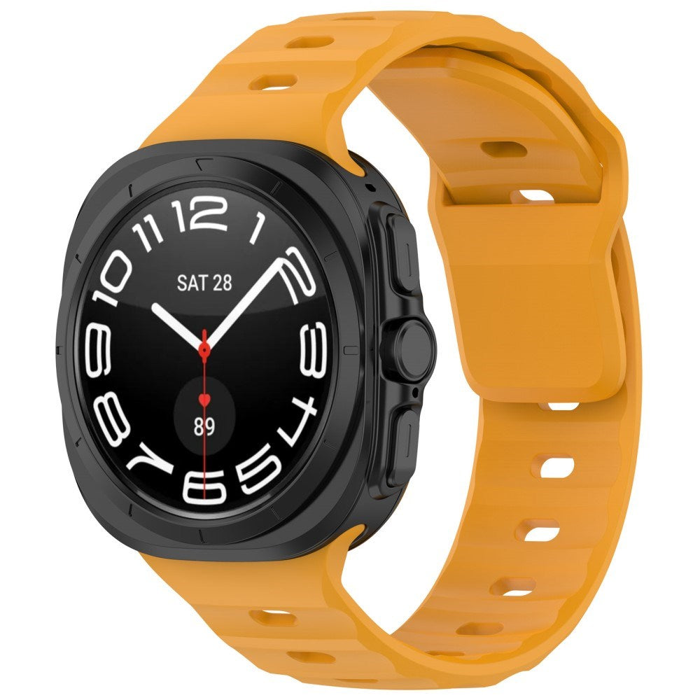 EIDERWOOD Samsung Galaxy Watch Ultra (47mm) Silikone Urrem m. Enkel Spænde - Orange