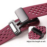 Samsung Galaxy Watch Ultra (47 mm) silikonrem med hull og magnetisk spenne - Grønn