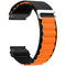 Universal Garmin Rem 26mm - Nylon - Sort / Orange