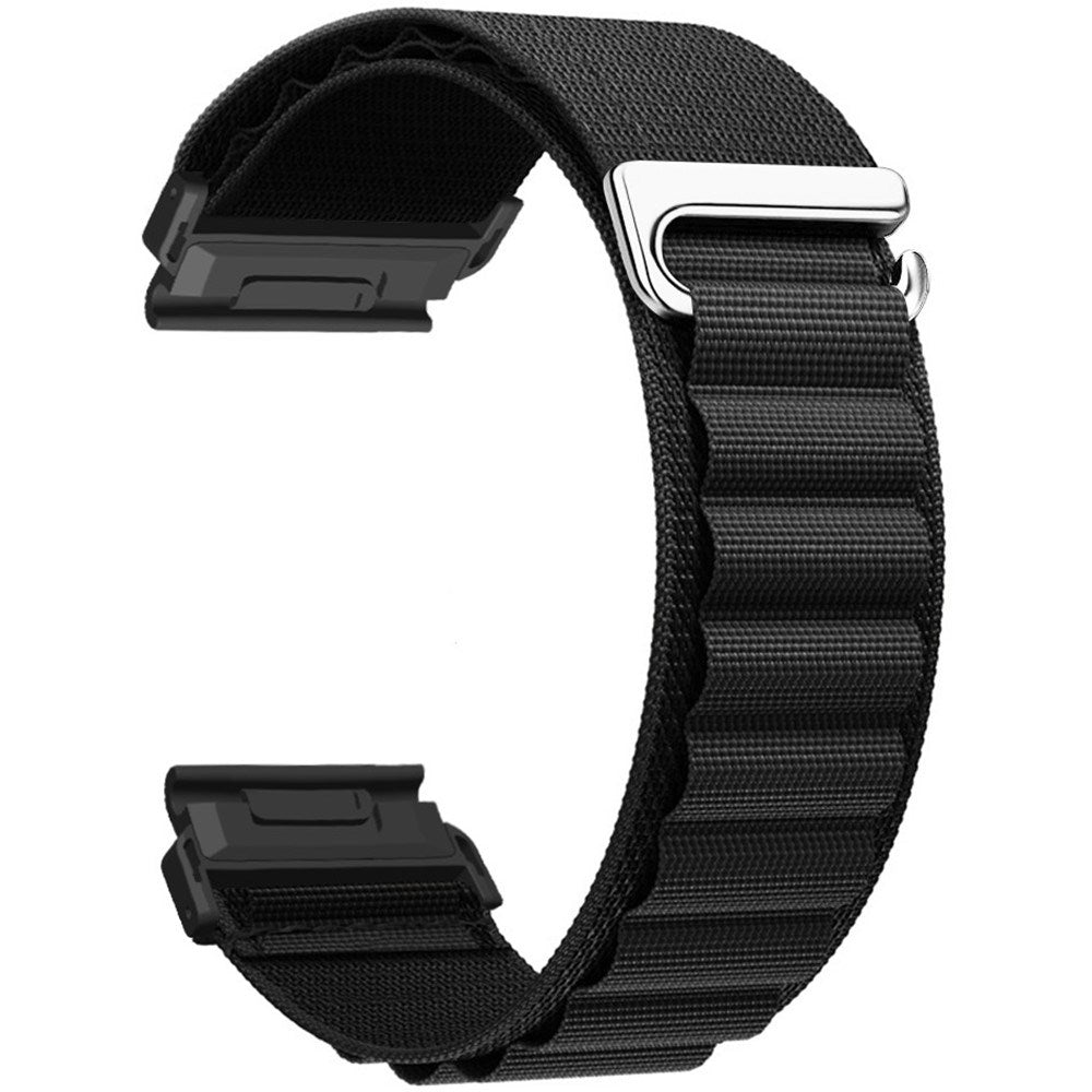 Universal Garmin Rem 26mm - Nylon - Sort