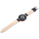 EIDERWOOD Garmin Lily 2 Active / Lily 2 Ægte Læder Urrem - Sort
