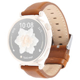 EIDERWOOD Garmin Lily 2 Active / Lily 2 Ægte Læder Urrem - Brun