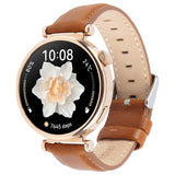EIDERWOOD Garmin Lily 2 Active / Lily 2 Ægte Læder Urrem - Brun