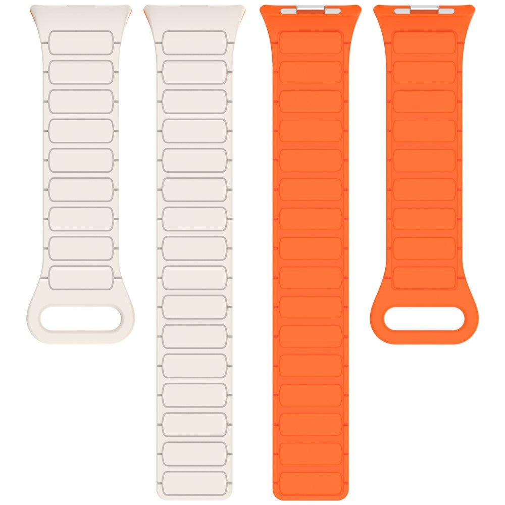 Xiaomi Redmi Watch 5 EIDERWOOD Tofarvet Silikone Urrem - Orange / Sort