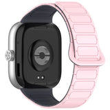 Xiaomi Redmi Watch 5 EIDERWOOD Tofarvet Silikone Urrem - Lyserød / Mørkegrå