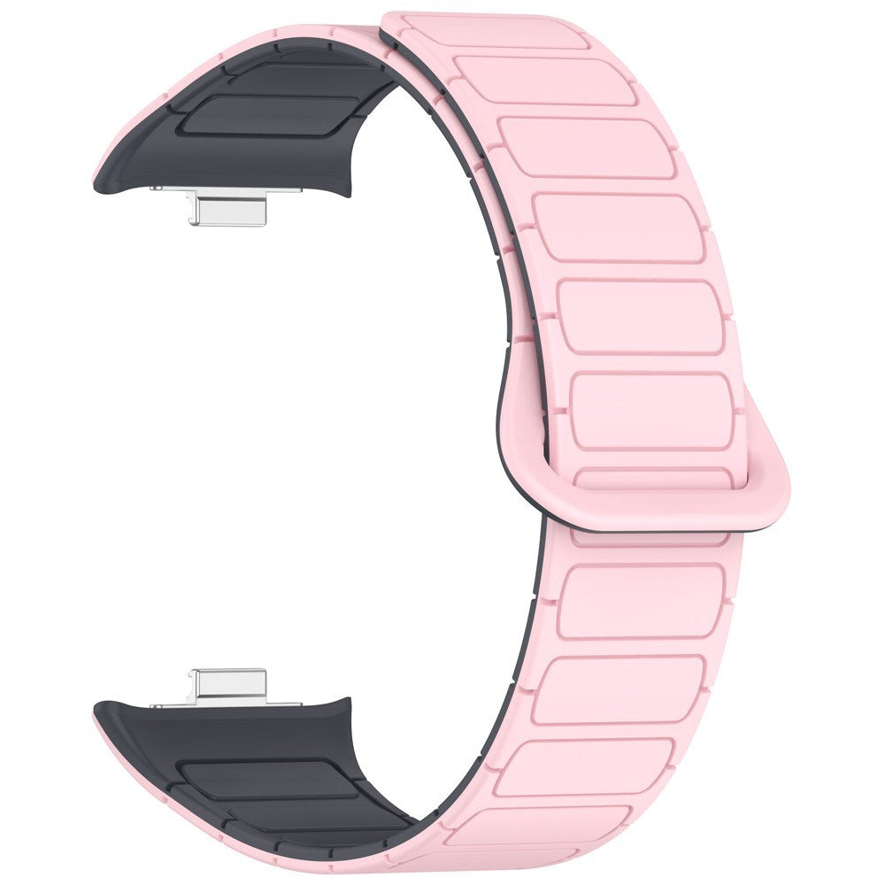Xiaomi Redmi Watch 5 EIDERWOOD Tofarvet Silikone Urrem - Lyserød / Mørkegrå