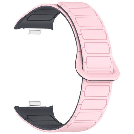 Xiaomi Redmi Watch 5 EIDERWOOD Tofarvet Silikone Urrem - Lyserød / Mørkegrå