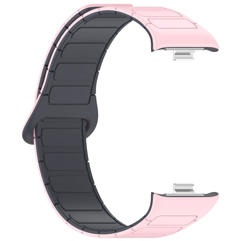 Xiaomi Redmi Watch 5 EIDERWOOD Tofarvet Silikone Urrem - Lyserød / Mørkegrå