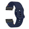 Universal Garmin 26mm QuickFit EIDERWOOD Wavy Silikone Smartwatch Rem - Blå