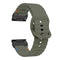 Universal Garmin 22mm QuickFit EIDERWOOD Wavy Silikone Smartwatch Rem - Grøn
