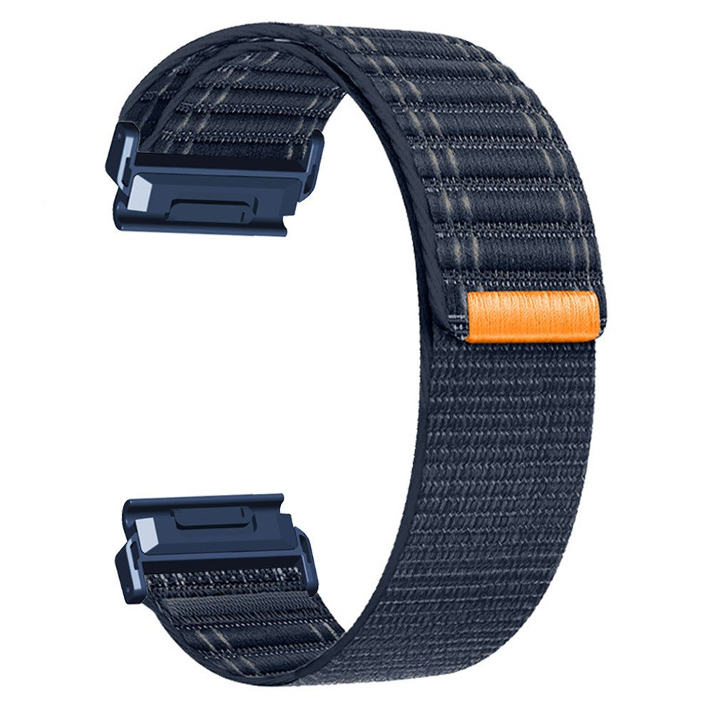 Universal Garmin 22mm QuickFit EIDERWOOD Nylon Loop Smartwatch Rem - Blå