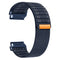 Universal Garmin 22mm QuickFit EIDERWOOD Nylon Loop Smartwatch Rem - Blå