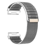 Universal Garmin 22mm QuickFit EIDERWOOD Nylon Loop Smartwatch Rem - Grå
