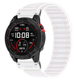 Universal Garmin 22mm QuickFit EIDERWOOD Nylon Loop Smartwatch Rem - Hvid