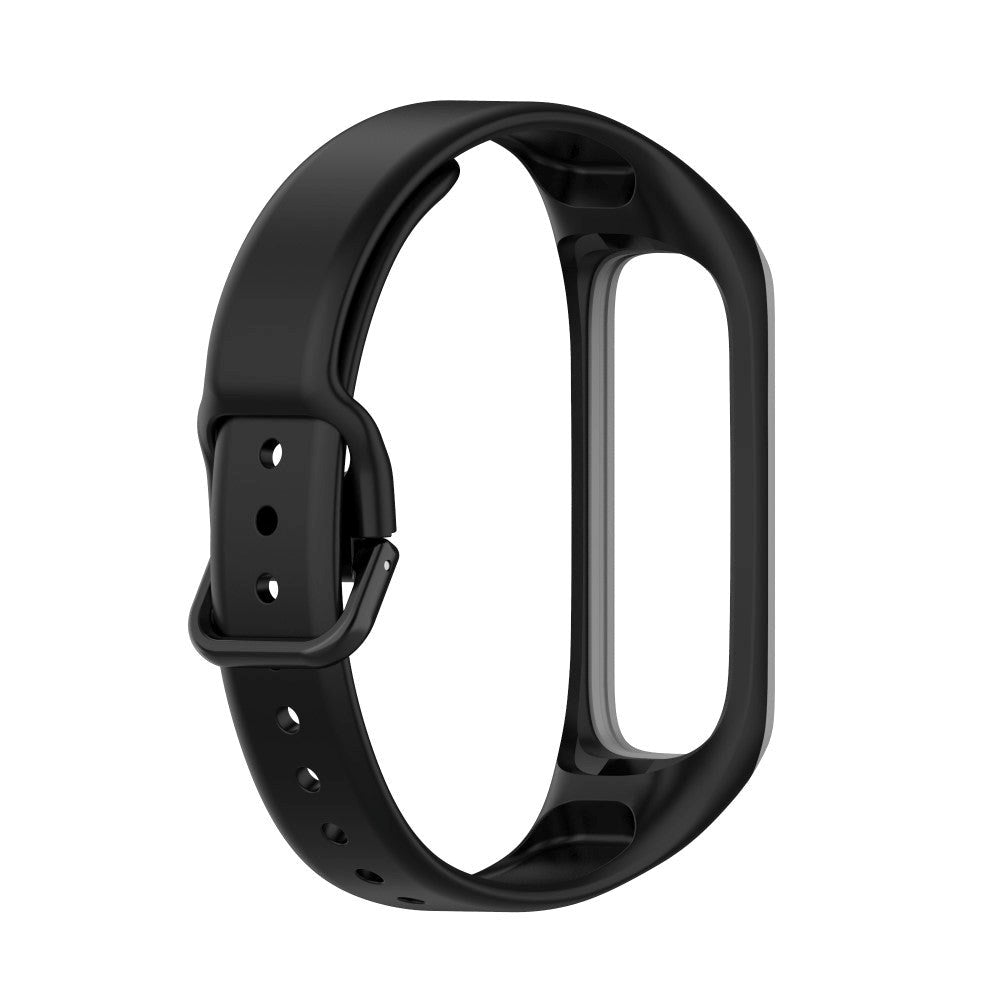 Samsung Galaxy Fit2 Silikonstropp - Svart / Grå