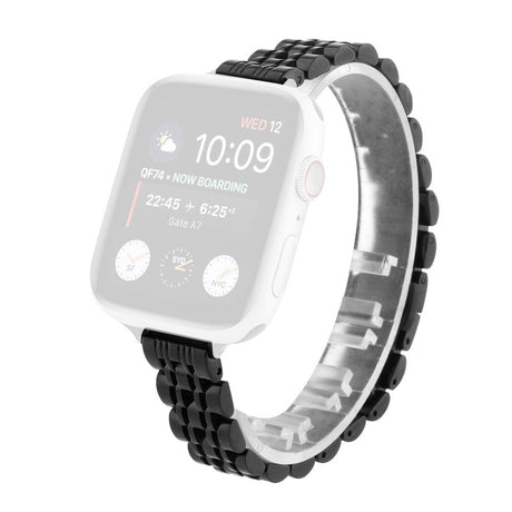 Apple Watch (38/40/SE/41/42 mm) klokkerem i rustfritt stål - svart