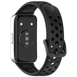 EIDERWOOD Huawei Band 10 / 9 / 8 Silikone Rem - Sort