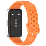 EIDERWOOD Huawei Band 10 / 9 / 8 Silikone Rem - Orange