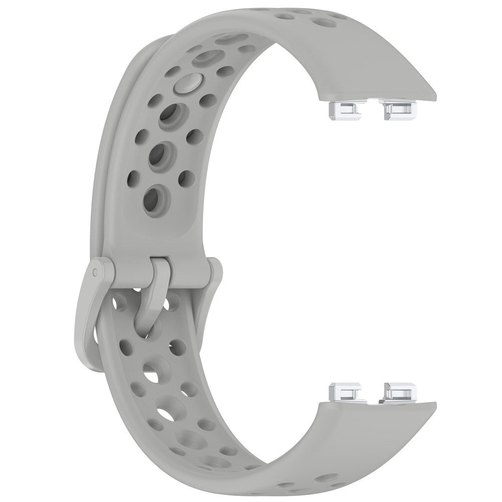 EIDERWOOD Huawei Band 10 / 9 / 8 Silikone Rem - Grå