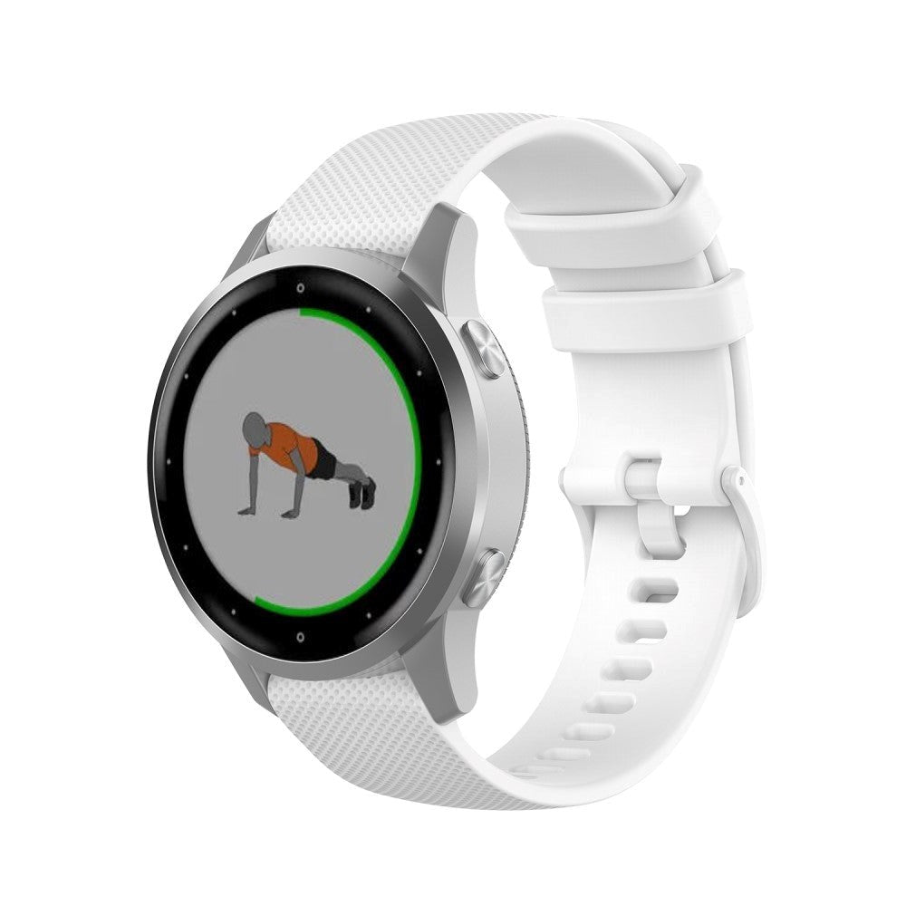Smartwatch Universal Silikonstropp (18mm) - Hvit