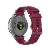 Smartwatch Universal Silikonstropp (18mm) - Burgundy