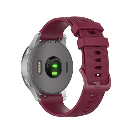 Smartwatch Universal Silikonstropp (18mm) - Burgundy