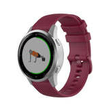 Smartwatch Universal Silikonstropp (18mm) - Burgundy