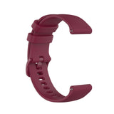 Smartwatch Universal Silikonstropp (18mm) - Burgundy