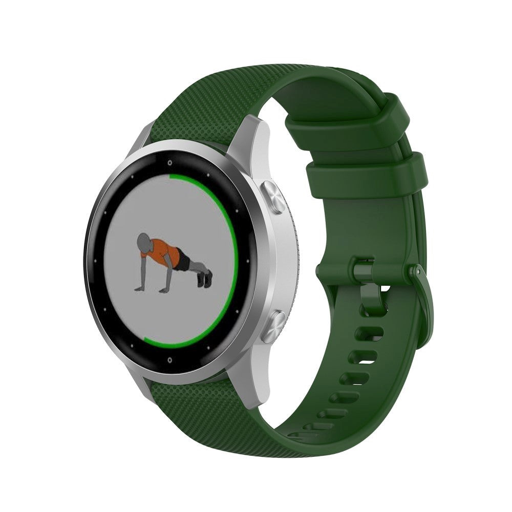 Smartwatch Universal Silikonstropp (18mm) - Militærgrønn