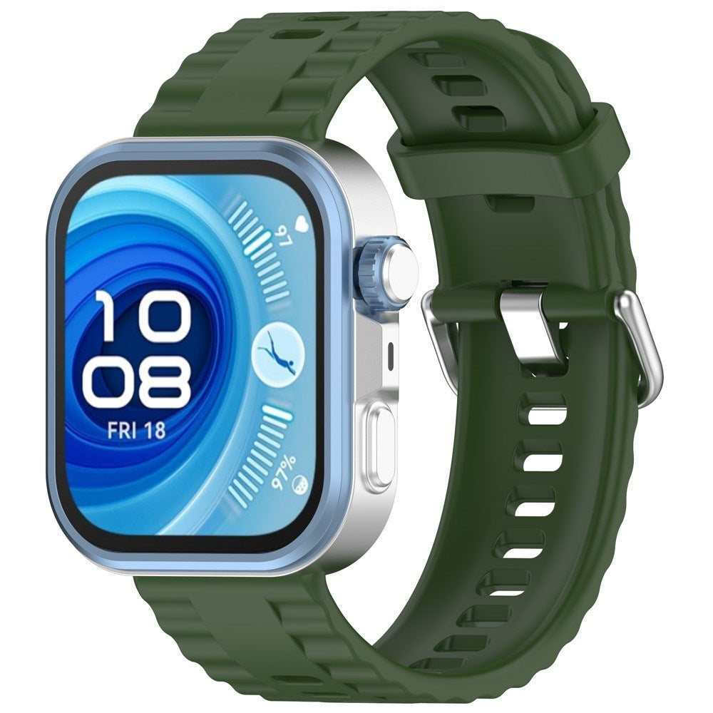 Huawei Watch Fit 4 Pro / 4 / 3 EIDERWOOD Silikone Smartwatch Rem - Grøn