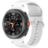 Samsung Galaxy Watch 8 / 8 Classic (40 / 44 / 46mm) - EIDERWOOD Silikone Rem m. Sylinje - White