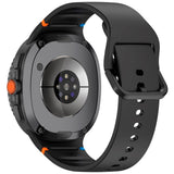 Samsung Galaxy Watch 8 / 8 Classic (40 / 44 / 46mm) - EIDERWOOD Silikone Rem m. Sylinje - Black