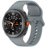 Samsung Galaxy Watch 8 / 8 Classic (40 / 44 / 46mm) - EIDERWOOD Silikone Rem m. Sylinje - Grey